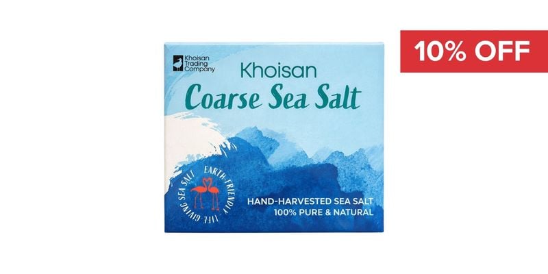 10% Off Khoisan Sea Salt Cover Image